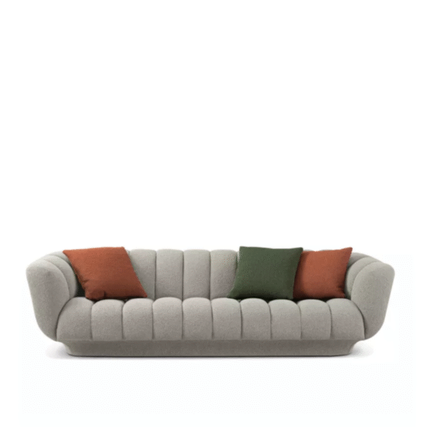 Sofa Odea 2 thiết kế tựa lưng nghệ thuật đương đại cho căn hộ Q2 Thao Dien