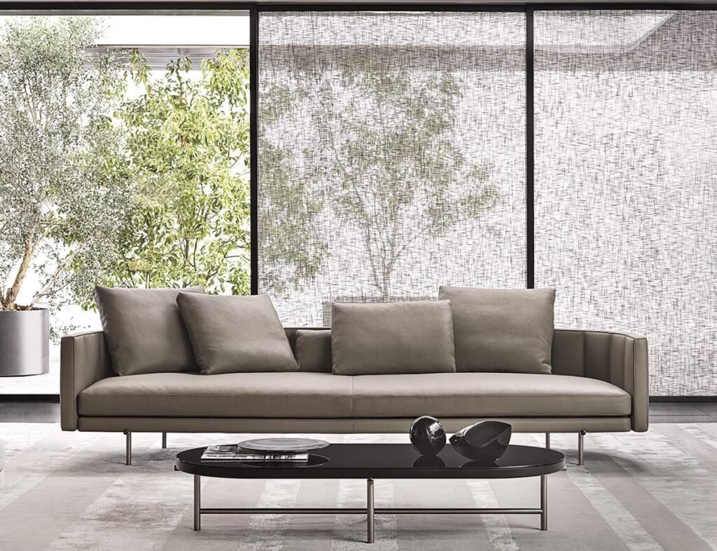 Mẫu sofa da bò cao cấp Quận 7 phong cách resort